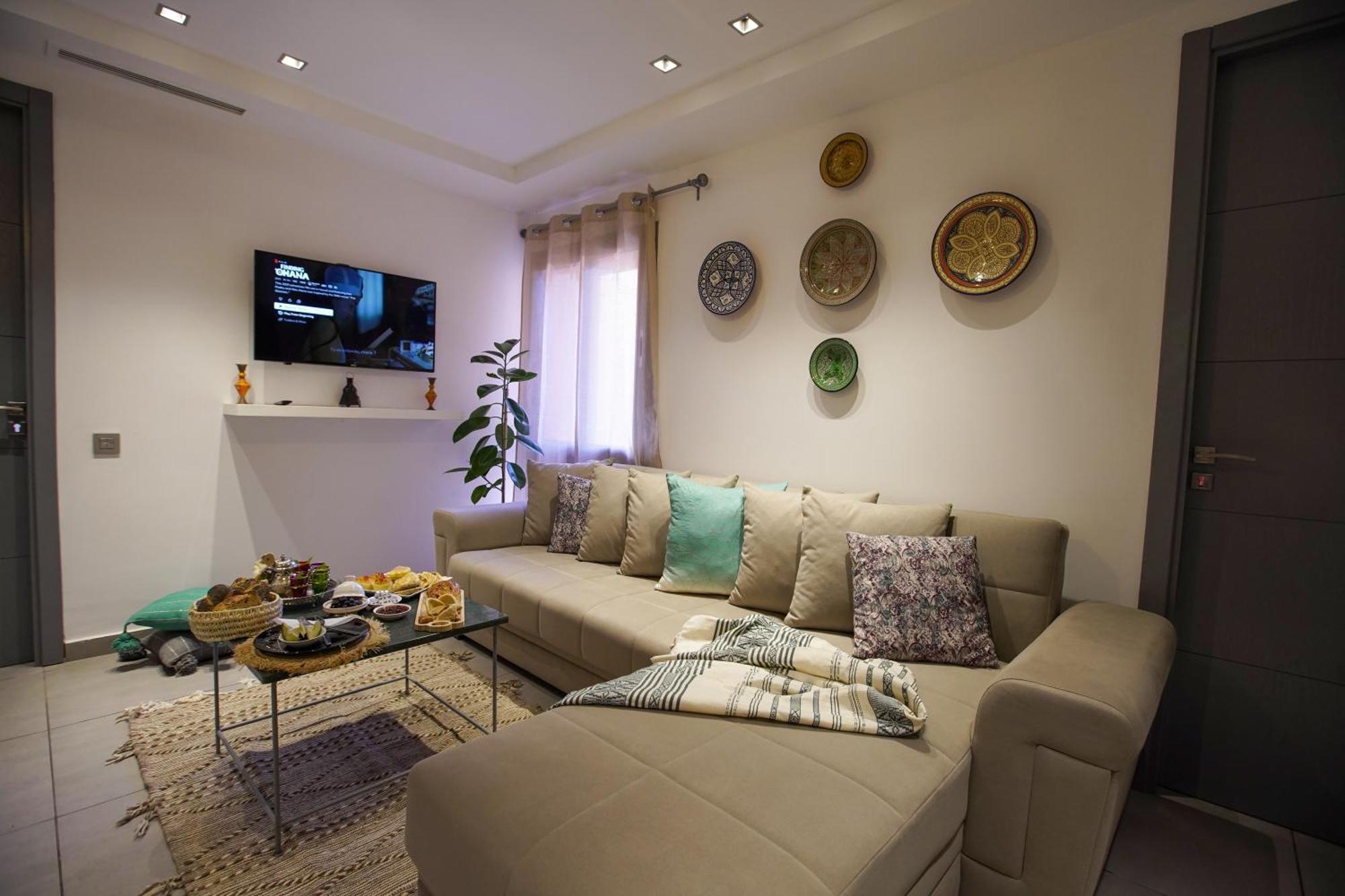 Lovely 2-Bedroom With Ac-Netflix-Nespreso มาร์ราเกช ภายนอก รูปภาพ