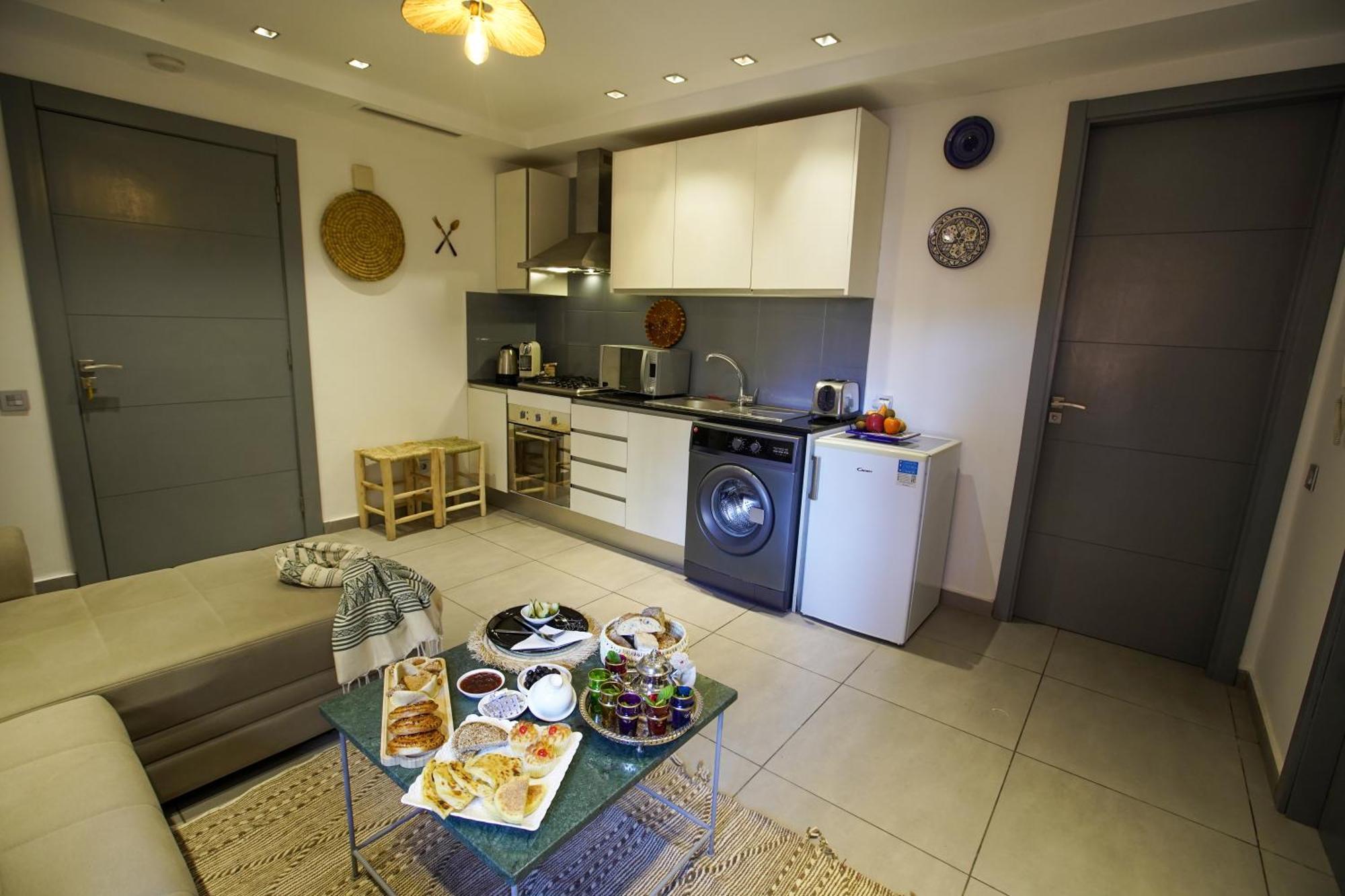 Lovely 2-Bedroom With Ac-Netflix-Nespreso มาร์ราเกช ภายนอก รูปภาพ