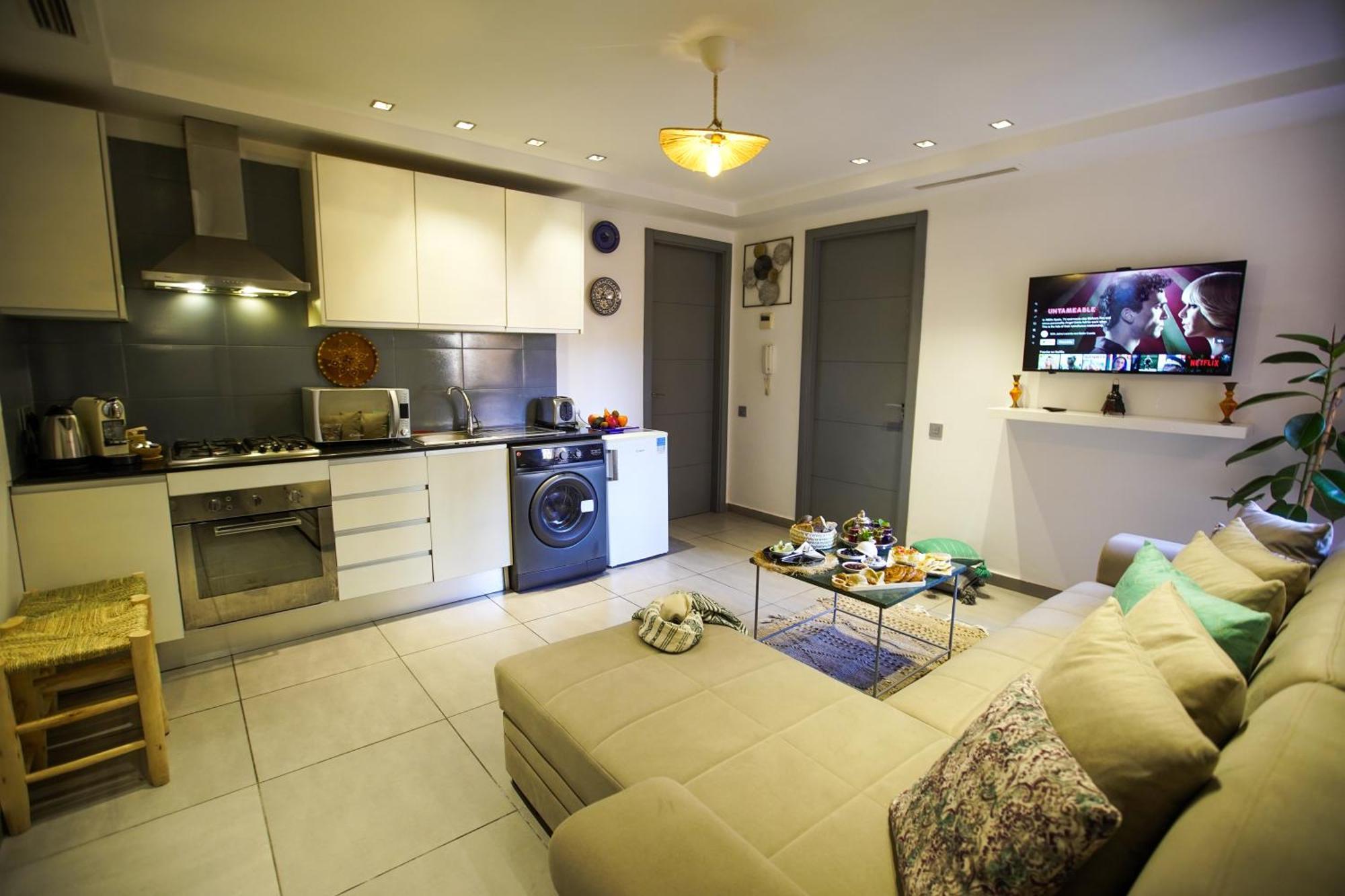 Lovely 2-Bedroom With Ac-Netflix-Nespreso มาร์ราเกช ภายนอก รูปภาพ