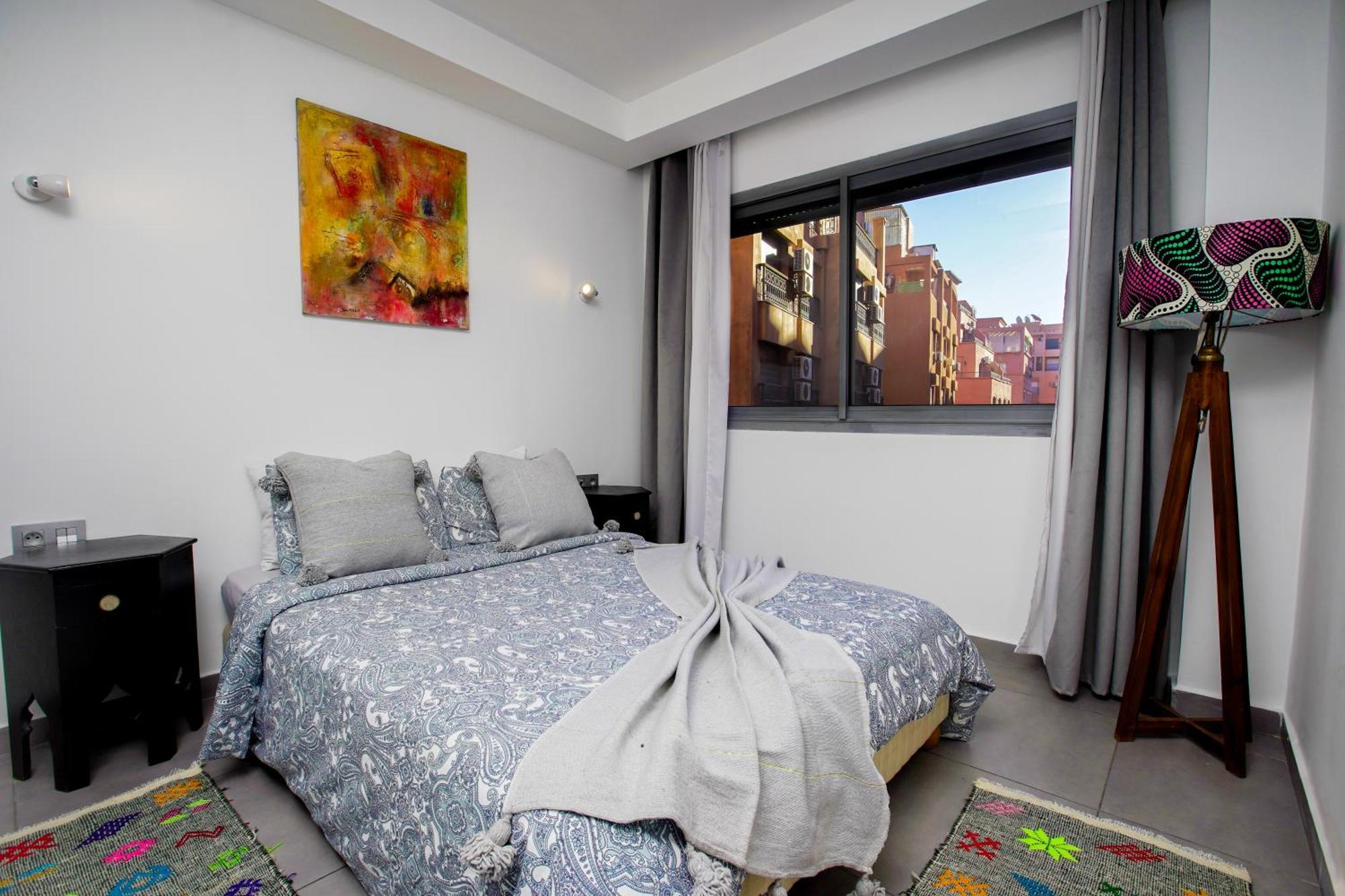 Lovely 2-Bedroom With Ac-Netflix-Nespreso มาร์ราเกช ภายนอก รูปภาพ